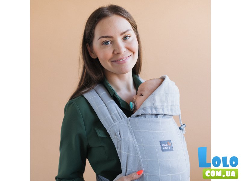 Слинг ЛавТай Сити, Love & Carry (серый)