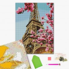 Алмазная мозаика Весна в Париже, Brushme (40х50 см)