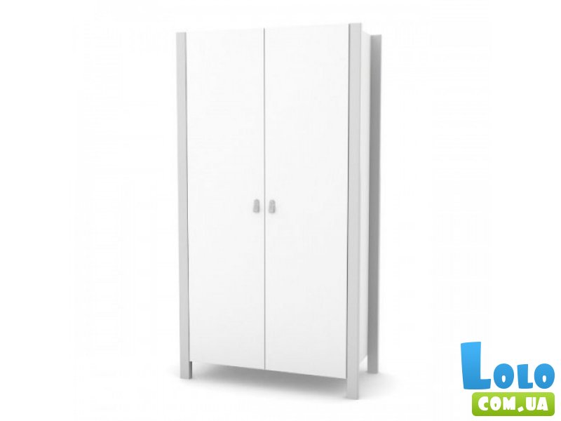 Шкаф Монако 960, Верес (бело-серый)