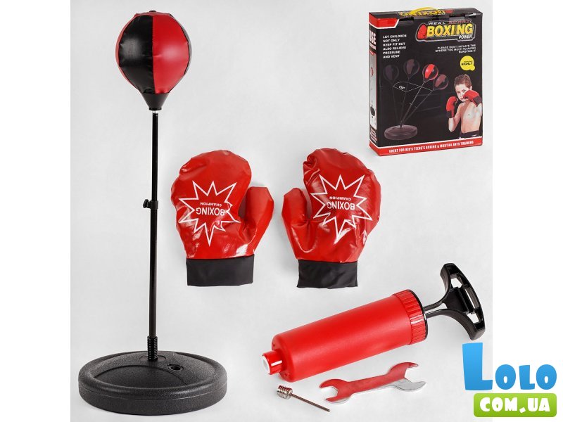 Боксерский набор на металлической стойке