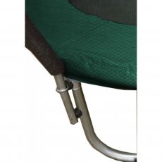 Батут с внутренней сеткой, Atleto, 312 см (зеленый), 2 места