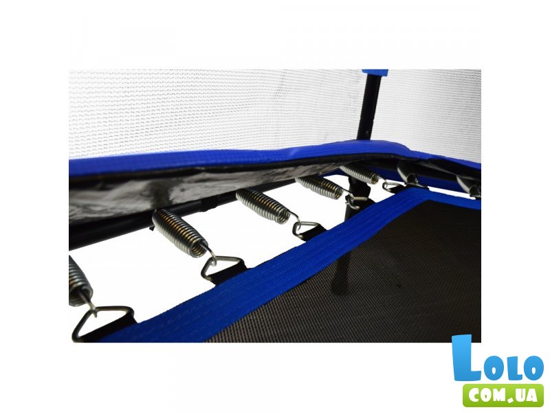 Батут шестиугольный с сеткой, Atleto, 140 см (синий)