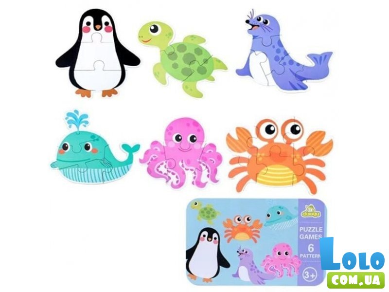 Набор пазлов Морские обитатели