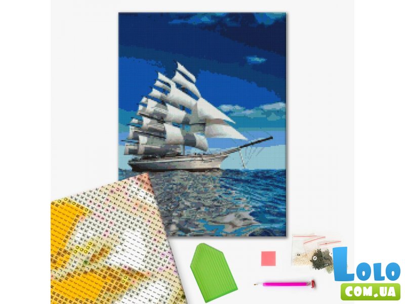 Алмазная мозаика Паруса поднять!, Brushme (40х50 см)