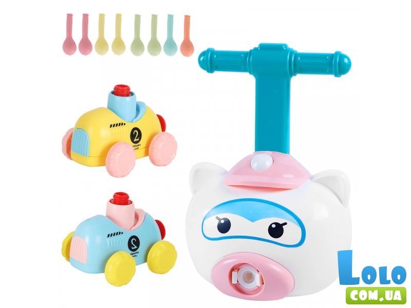 Игровой набор с шариками Воздушные гонки Поросенок