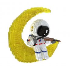 Конструктор Космонавт со скрипкой на луне, Gejia (6037), 1485 дет.