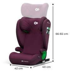 Автокресло Junior Fix 2 i-Size Cherry Pearl, Kinderkraft (фиолетовое)