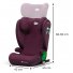 Автокресло Junior Fix 2 i-Size Cherry Pearl, Kinderkraft (фиолетовое)