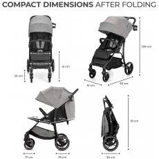 Прогулочная коляска Trig 2 Grey, Kinderkraft (серая)