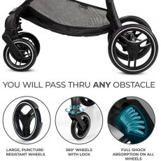 Прогулочная коляска Trig 2 Grey, Kinderkraft (серая)