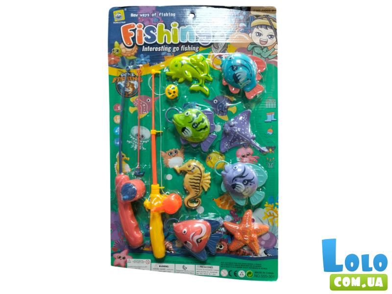 Рыбалка магнитная, 8 животных (в ассортименте)