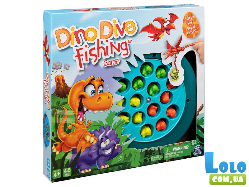 Игра Веселая рыбалка Динозаврики, Spin Master