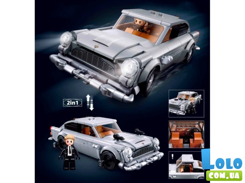 Конструктор Спортивный автомобиль, Sluban (M38-B1125), 325 дет.