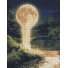 Алмазная мозаика Лунный водопад, Идейка (40х50 см)