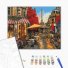 Картина по номерам Уличная жизнь Парижа, Brushme (40х50 см)