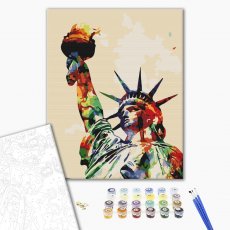Картина по номерам Краски свободы, Brushme (40х50 см)