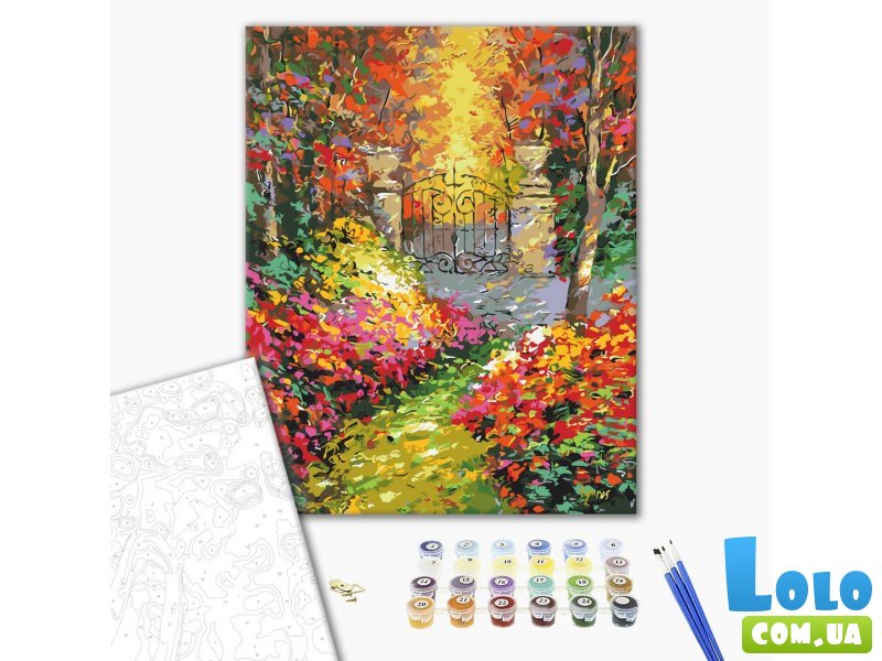 Картина по номерам Осенний сад, Brushme (40х50 см)