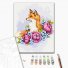 Картина по номерам Цветочная лиса ©Anna Kulyk, Brushme (40х50 см)