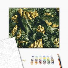 Картина по номерам Пальмовые листья, Brushme (40х50 см)