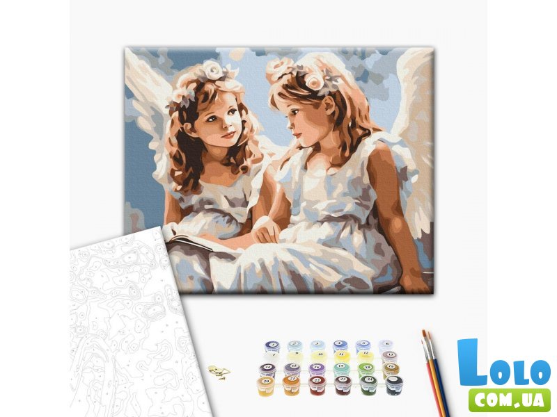 Картина по номерам Ангелочки, Brushme (40х50 см)