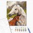 Картина по номерам Семья лошадей, Brushme (40х50 см)