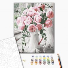 Картина по номерам Букет нежных роз, Brushme (40х50 см)