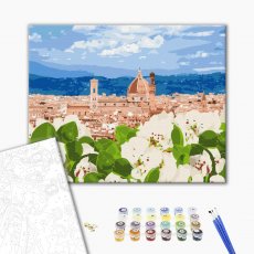 Картина по номерам Цветочная Флоренция, Brushme (40х50 см)