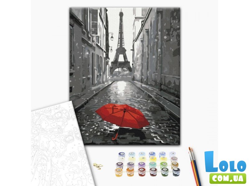 Картина по номерам Сезон в Париже, Brushme (40х50 см)