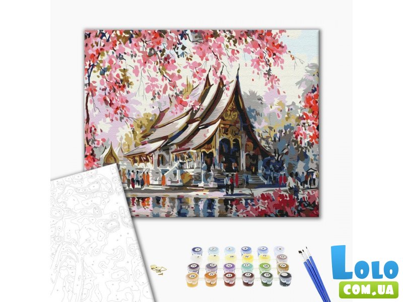 Картина по номерам Тайский храм, Brushme (40х50 см)