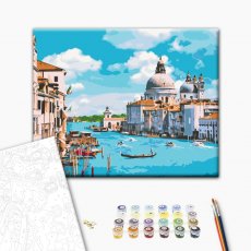 Картина по номерам Солнечная Венеция, Brushme (40х50 см)