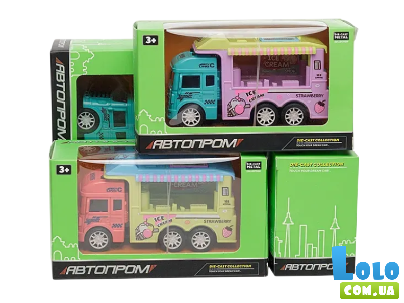 Машина металлическая, Автопром (в ассортименте)