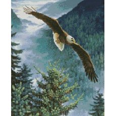 Алмазная мозаика Свободный орел, Strateg (40х50 см)