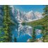 Алмазная мозаика Снежные горы, Strateg (40х50 см)