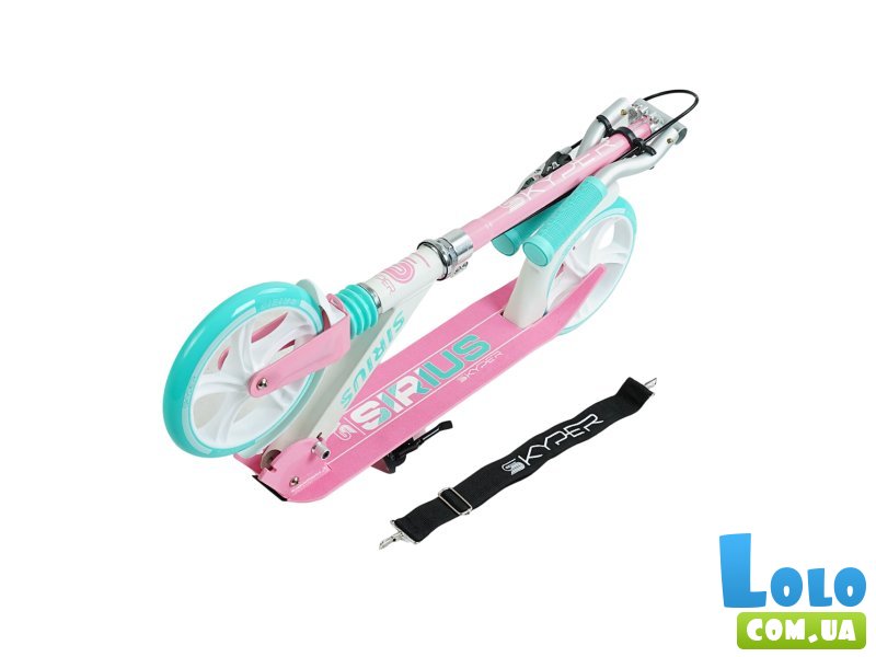 Самокат двухколесный Skyper Sirius (розово-бирюзовый)