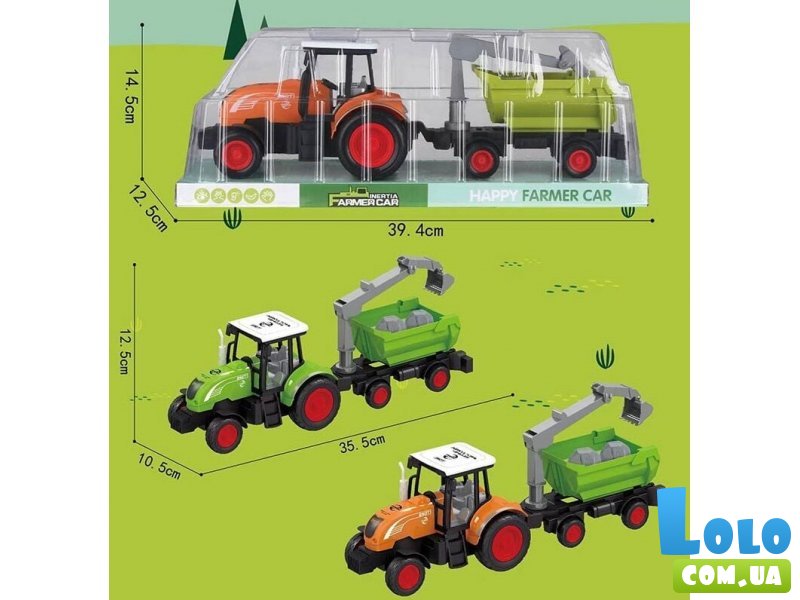 Трактор с прицепом (в ассортименте)
