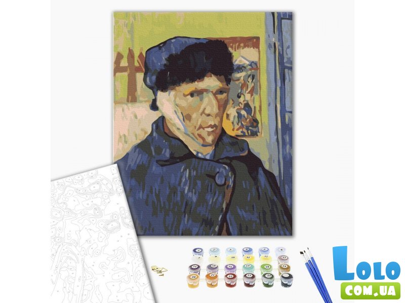 Картина по номерам Винсент Ван Гог, Brushme (40х50 см)