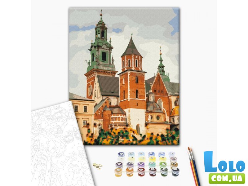 Картина по номерам Вавельский замок в Кракове, Brushme (40х50 см)