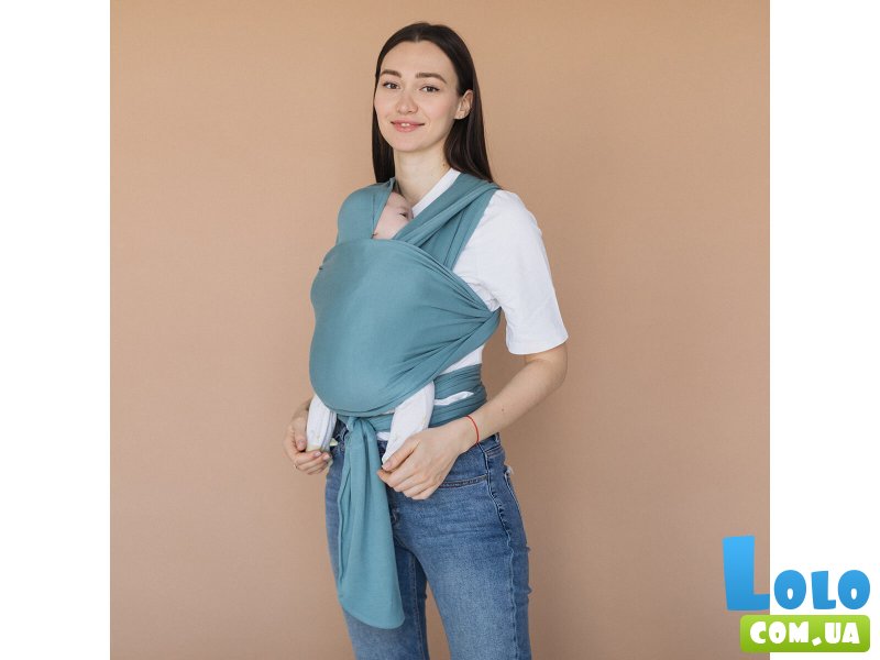 Слинг-шарф Лагуна, Love & Carry (голубой)
