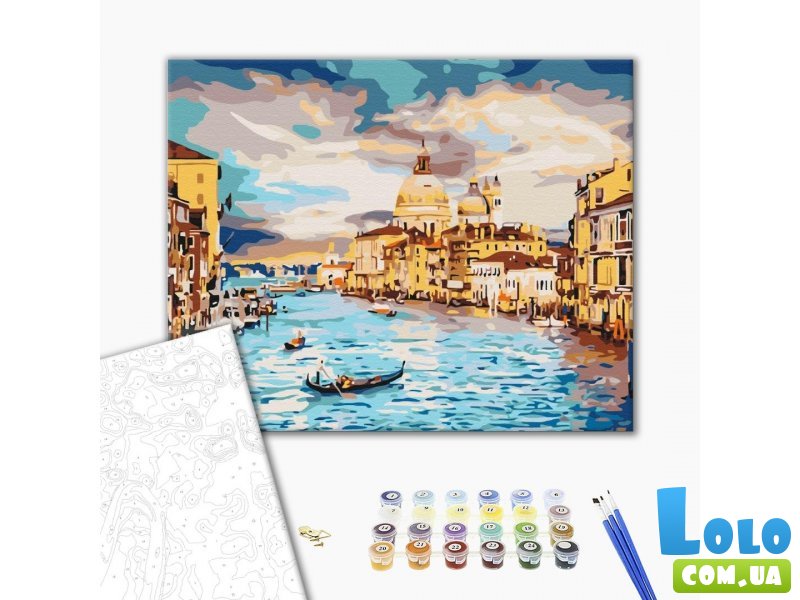 Картина по номерам Небесная Венеция, Brushme (40х50 см)