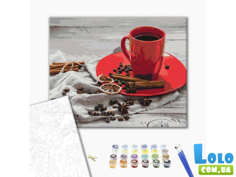 Картина по номерам Кофе с кардамоном, Brushme (40х50 см)