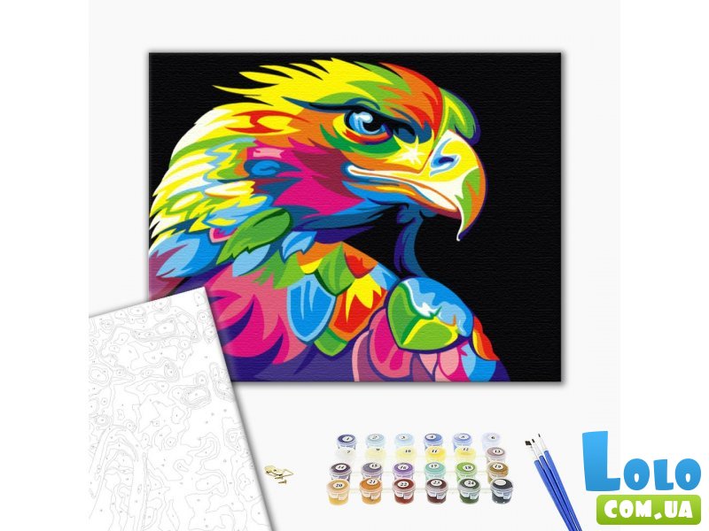 Картина по номерам Радужный орел, Brushme (40х50 см)
