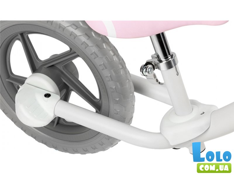 Беговел Ross, MoMi (серый с розовым)