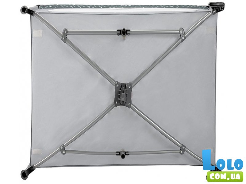 Манеж Mamu, MoMi (серый с зеленым)