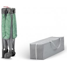 Манеж Mamu, MoMi (серый с зеленым)