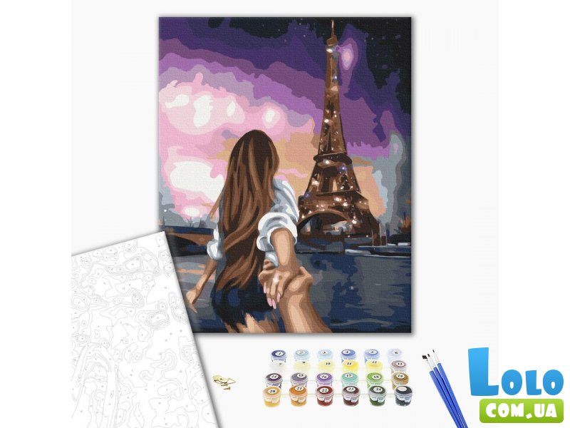 Картина по номерам Скажи Парижу Да!, Brushme (40х50 см)