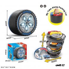 Парковка с машинами