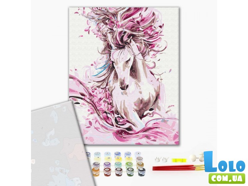 Премиум картина по номерам Изящная лошадь, Brushme (40х50 см)