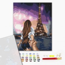 Премиум картина по номерам Скажи Парижу Да!, Brushme (40х50 см)