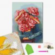 Алмазная мозаика Пионы в объятиях ©Дарья Михайлишина, Brushme (40х50 см)