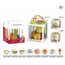 Логический куб Sobebear Сортер, ксилофон, лабиринт